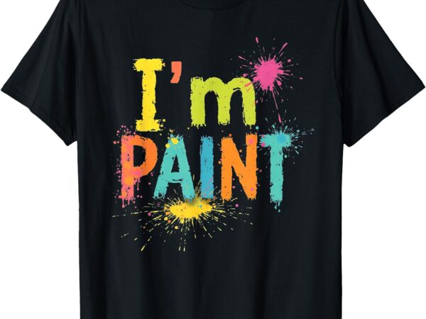 I love to finger paint i’m paint funny couples t-shirt