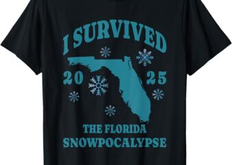 I Survived the Florida Snowpocalypse 2025 Tee T-Shirt