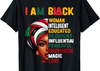 I’m Black History Month African American Women Educated Girl T-Shirt