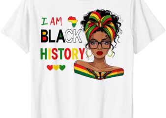 I’m Black History Month African American Women girls T-Shirt