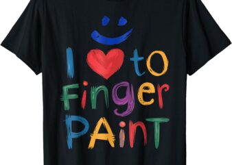 I’m Paint I Love to Finger Paint Couple T-Shirt