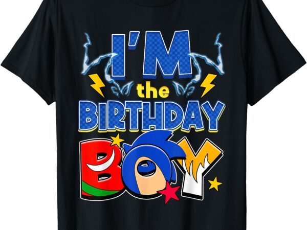 I’m the birthday boy family matching hedgehog t-shirt