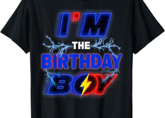 Im The Birthday Boy Hedgehog Family Party Decoration T-Shirt