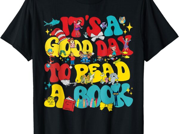 Its a good day to read book across america boys girls kids t-shirt