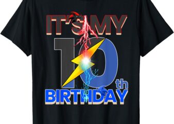 It’s My 10th Birthday Hedgehog Family Boys & Girl Kids T-Shirt