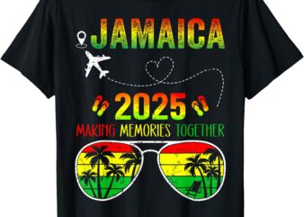 Jamaica Family Reunion 2025 Making Memories Vacation Summer T-Shirt