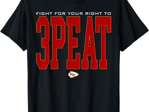 Kansas 3-peat fight for your right to threepeat 3 peat 3peat t-shirt