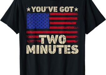 Kash Patel You’ve Got Two Minutes Interview Quote Humor T-Shirt