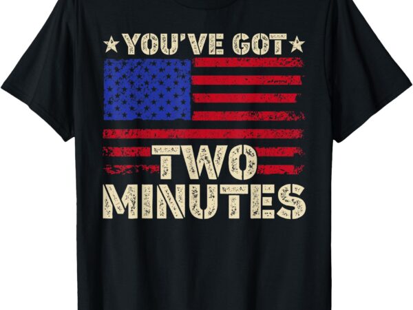 Kash patel you’ve got two minutes interview quote humor t-shirt