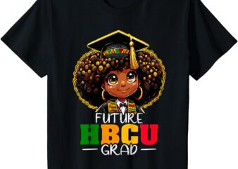 Kids Future Hbcu Grad Afro Black History Month T-Shirt