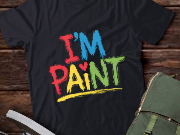 Lb19a i’m paint valentine t shirt vector graphic