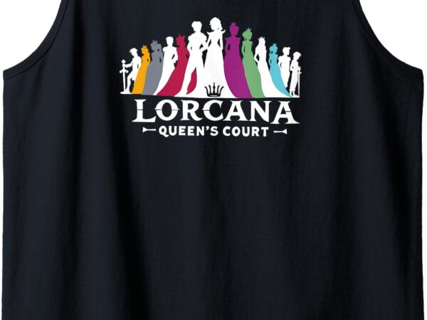 Lorcana queen’s court tank top t shirt vector graphic