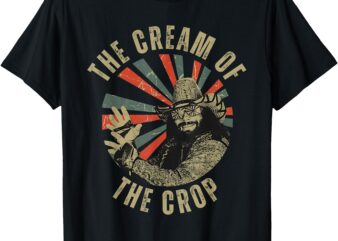 Macho Cream of Crop Oh Yeah Retro Funny Vintage T-Shirt