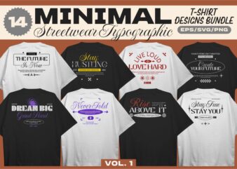 MINIMALIST STREETWEAR TYPOGRAPHIC VOL. 1