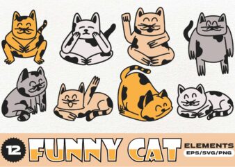 FUNNY CAT ELEMENTS