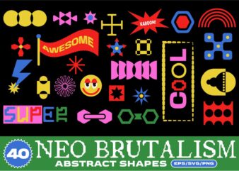 NEO BRUTALISM ABSTRACT SHAPES