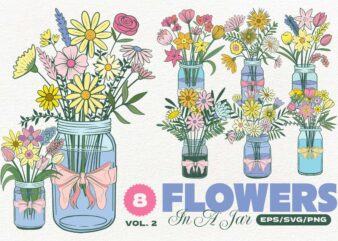 Spring Flowers In a Jar Bundle Vol. 2