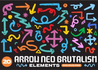 ARROW NEO BRUTALISM ELEMENTS