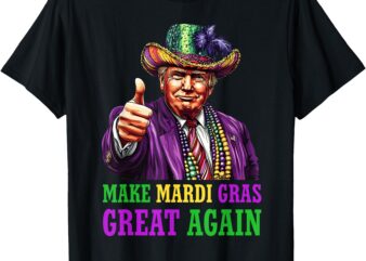 Mardi Gras 2025 Flag T-Shirt