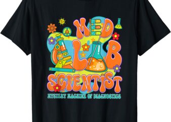 Medical Lab Scientist Retro Lab Week Run 2025 MLS MLT T-Shirt