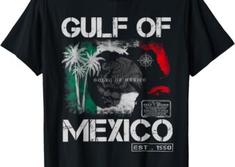 Gulf of Mexico EST. 1550 Mens Women T-Shirt