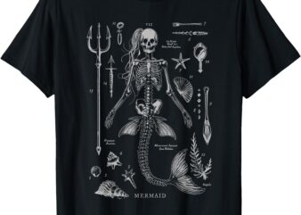 Mermaid Skeleton T-Shirt