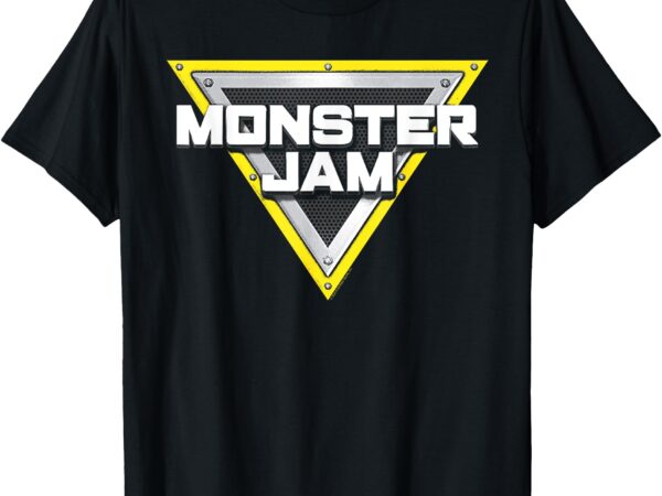 Monster jam motorsports metal logo t-shirt