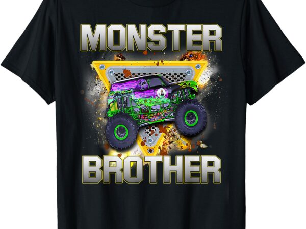 Monster truck brother monster truck are my jam truck lovers t-shirt