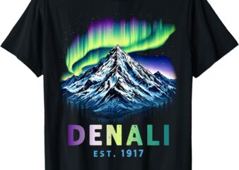 Mount Denali Alaska Mountain Denali National Park Hiking T-Shirt