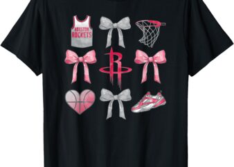 NBA Houston Rockets Bow Grid T-Shirt