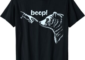 National Park Bear Boop Bear Nose Boop Bear T-Shirt