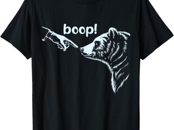 National park bear boop bear nose boop bear t-shirt