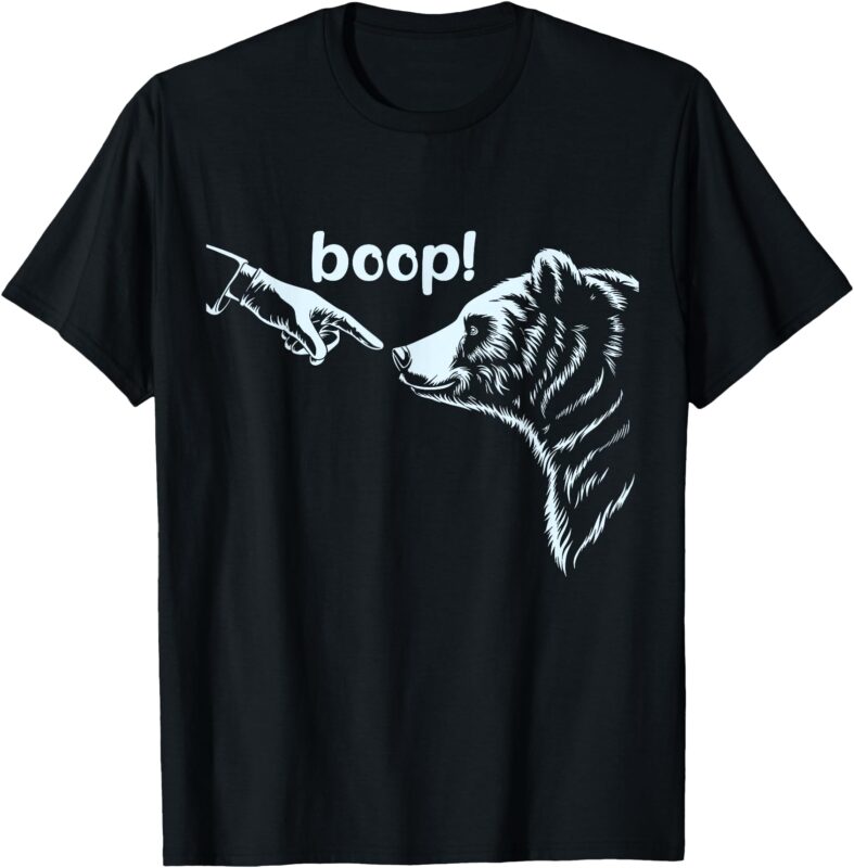 National Park Bear Boop Bear Nose Boop Bear T-Shirt