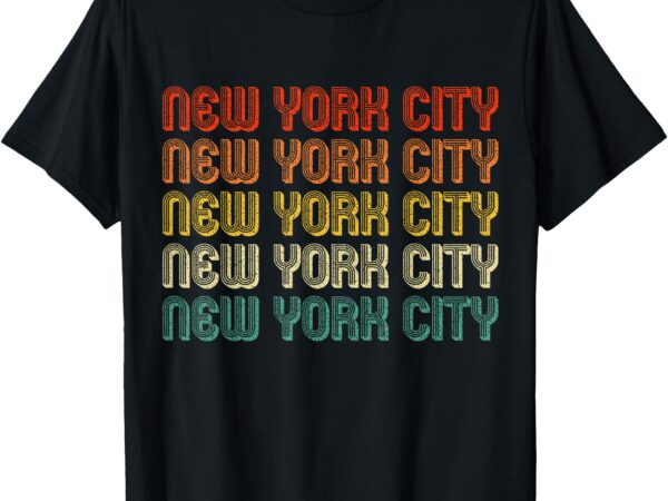 New york city retro vintage t-shirt