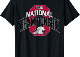 OS National Championship 2025 Vintage Football Helmet T-Shirt