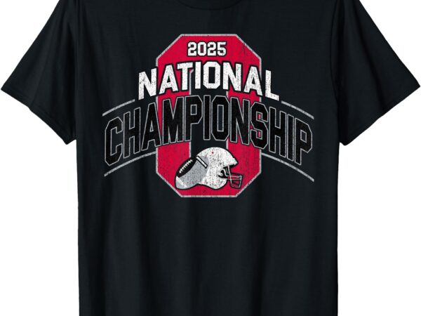 Os national championship 2025 vintage football helmet t-shirt