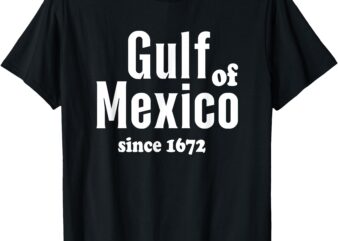 Official Retro Gulf of Mexico Since 1672 Vintage T-Shirt