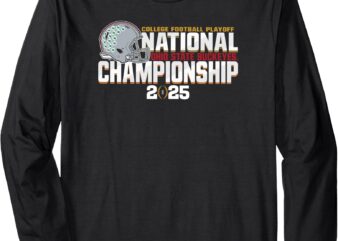 Ohio State Buckeyes CFP National Championship 2025 Black Long Sleeve T-Shirt