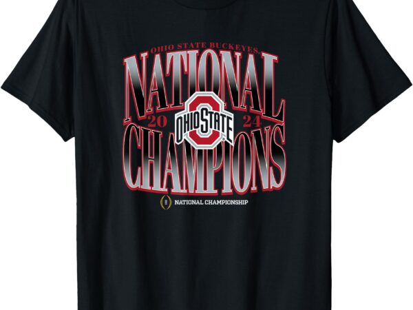 Ohio state buckeyes national champs 2024 cfp strong black t-shirt