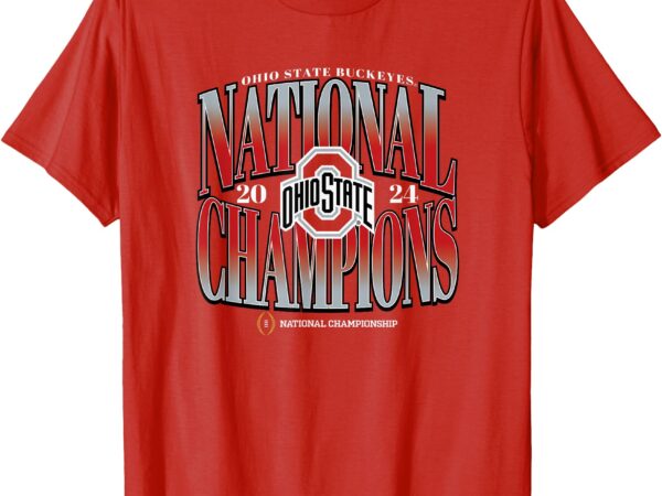 Ohio state buckeyes national champs 2024 cfp strong red t-shirt