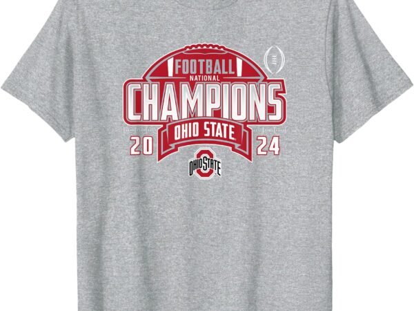 Ohio state buckeyes national champs 2024 cfp success gray t-shirt