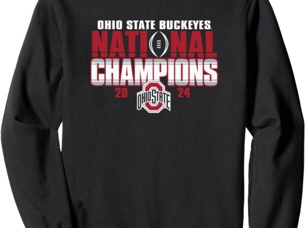 Ohio state buckeyes national champs 2024 cfp winners black sweatshirt