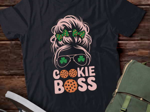 Pa39 scout cookie boss kidlife messy bun sunglasses t shirt illustration