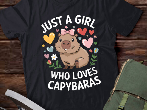 Pa47 – just for capybaras lovers pet capybara cute lover t shirt illustration