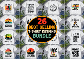 POD Best Selling T-Shirt Design Bundle