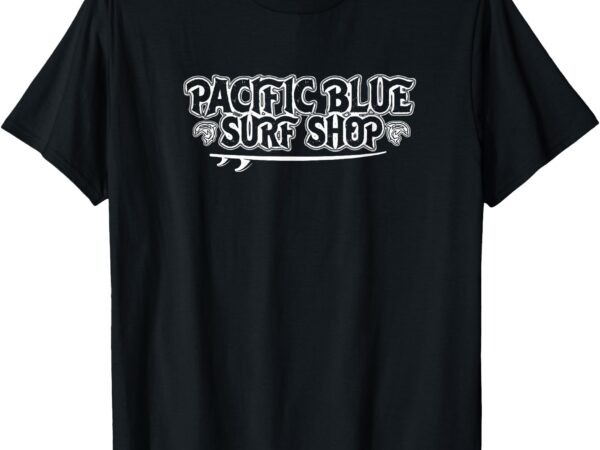 Pacific blue surf shop_’wci t-shirt