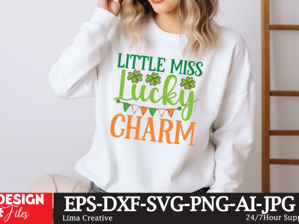 Little miss lucky charm svg cut file, happy st patrick’s day svg, st patrick svg, st patricks day svg, st patrick’s day svg, st patricks svg t shirt vector graphic