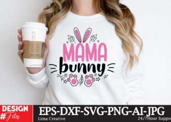 Mama Bunny SVG Cut File