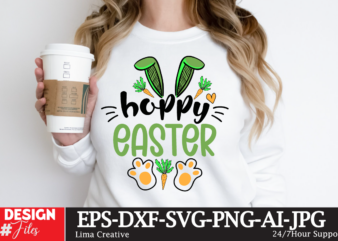 Hoppy Easter SVG Cut File, Happy easter SVG PNG, Easter Bunny Svg, Kids Easter Svg, Easter Shirt Svg, Easter Teacher Svg, Bunny Svg, svg fil