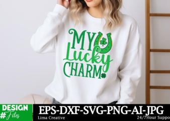 My Lucky Charm SVG Cut File, Happy St. Patrick’s Day SVG, St. Patrick’s Day SVG, St Patrick’s Day Quotes, Irish SVG, Clover svg, Shamrock sv